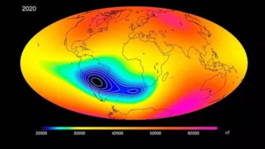 La NASA revela que extraña anomalía magnética no para de crecer e impactará a la humanidad