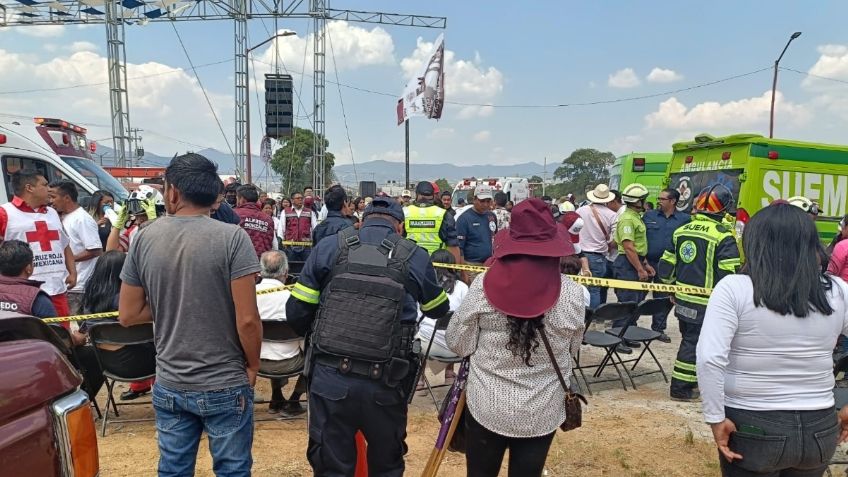 Gobierno del Estado de México atiende oportunamente percance en acto proselitista en Xonacatlán