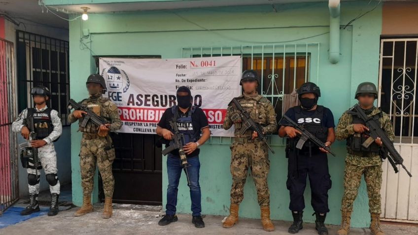 Asegura FGE de Quintana Roo drogas tras realizar siete cateos conjuntos en Cozumel y OPB en coordinación de las Fuerzas Federales