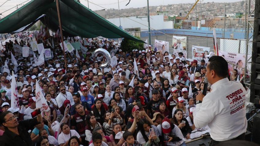 Más de 5 mil simpatizantes de la 4T ratifican su apoyo a Torres Piña en el Distrito 11