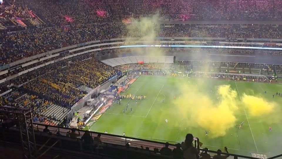 Estadio Azteca durante la final de la Liga MX