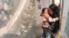 Polleros abandonan a niña de 2 años en muro fronterizo, ya fue reunida con su madre