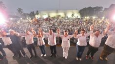 Javier May Rodríguez y Claudia Sheinbaum cierran campaña en Villahermosa con multitudinario apoyo