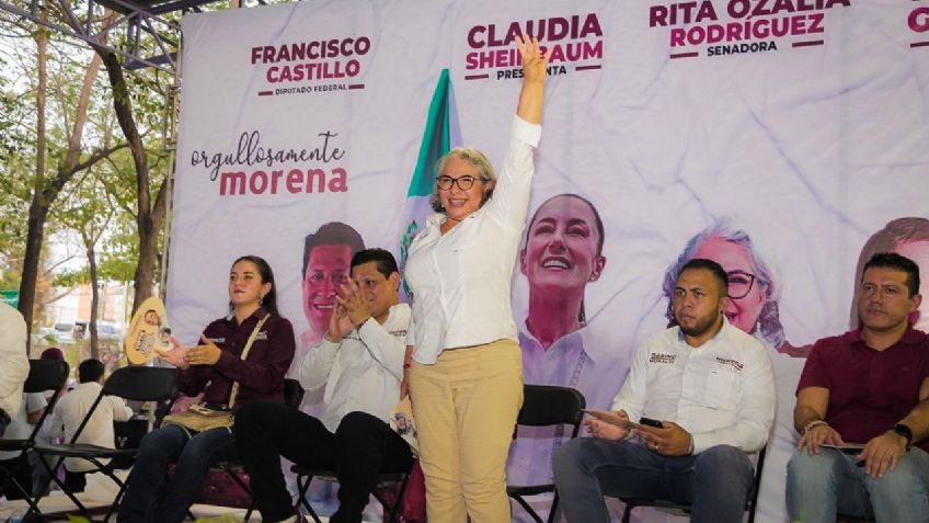 Rita Ozalia Rodríguez recibe respaldo de la Huasteca Potosina en Ciudad Valles