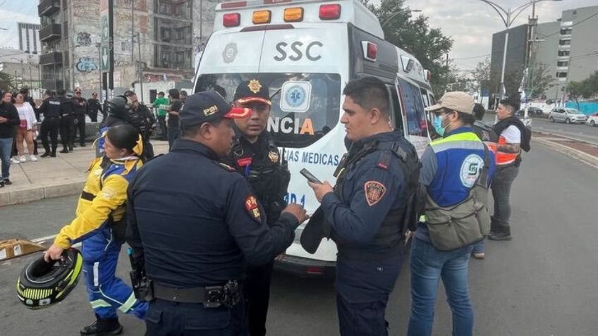 Atacan a balazos a hombre dentro de metro Garibaldi, se resistió a un asalto