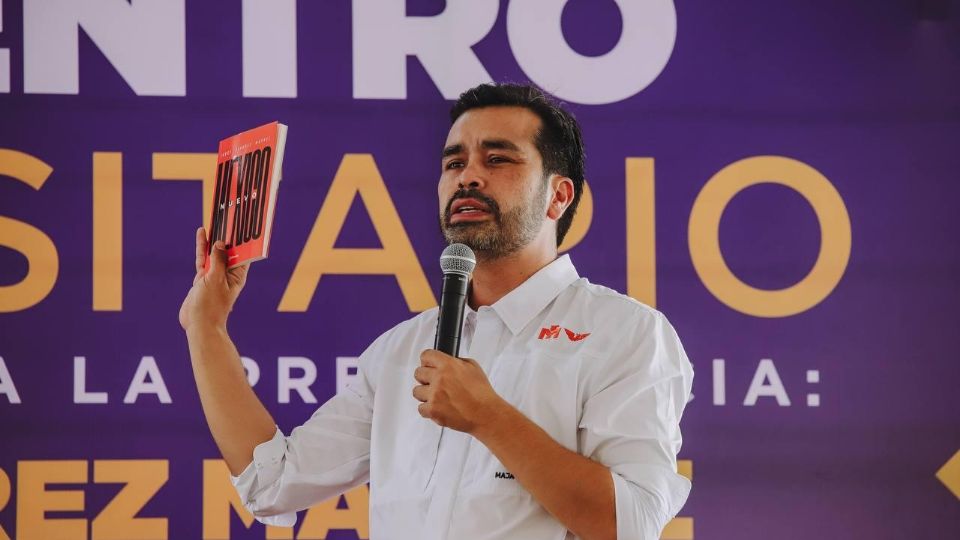 Jorge Álvarez Máynez, candidato a la Presidencia por Movimiento Ciudadano.