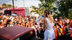 Mariana Rodríguez invade el sur de Monterrey con la "ola naranja"