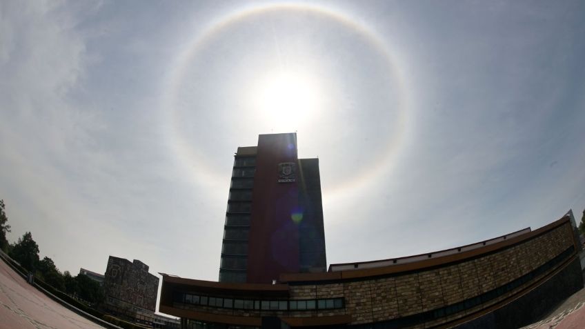 Halo Solar sorprende a habitantes de la CDMX y Puebla hoy, martes 28 de mayo