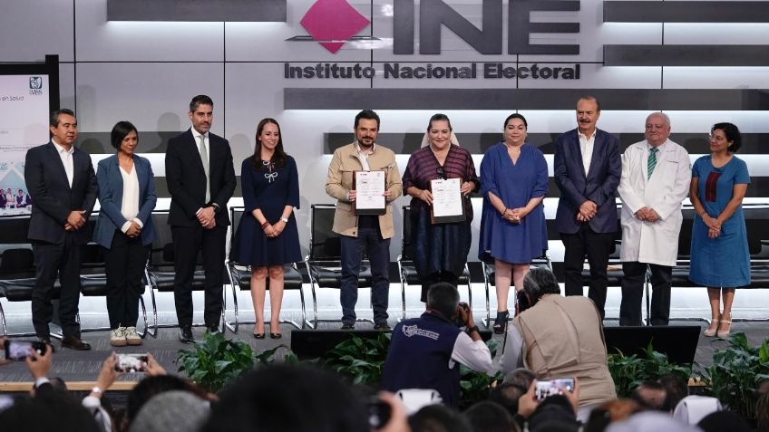 Firman INE e IMSS convenio para garantizar primeros auxilios a   personal electoral el 2 y 3 de junio