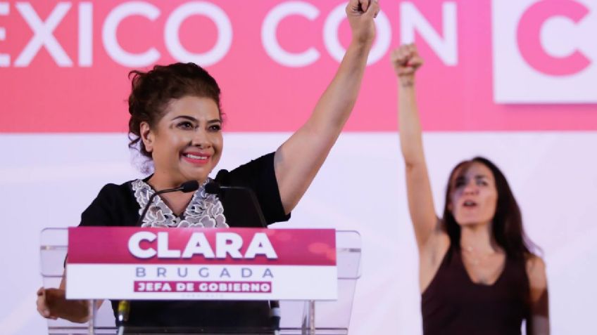 Clara Brugada se compromete con comerciantes de la Ciudad de México