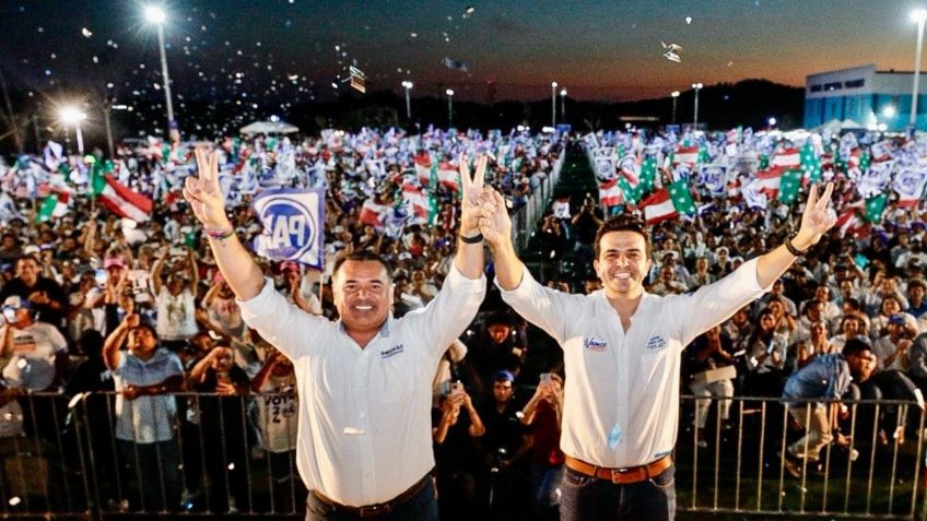 Renán Barrera cierra campaña con masivo respaldo de las y los yucatecos