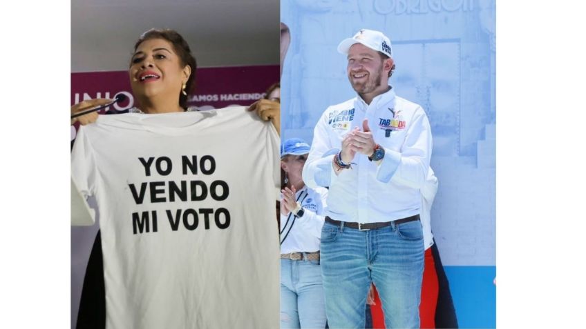 Clara Brugada y Santiago Taboada buscan el mayor número de votos posibles