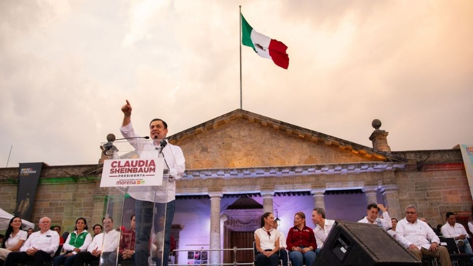 José María ‘Chema’ Martínez, candidato de la coalición 'Sigamos Haciendo Historia' a la presidencia municipal de Guadalajara.