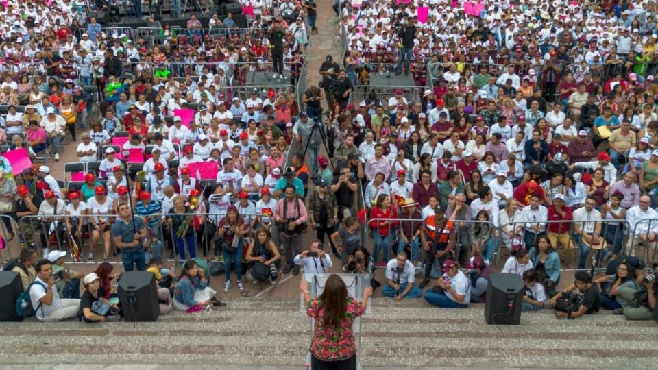 La candidata manifestó que durante esta campaña ha caminado incansablemente y hablado con todos y todas