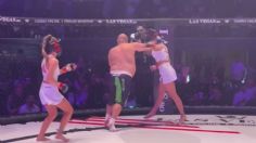 VIDEO: pelea de MMA entre dos mujeres y un hombre causa polémica en redes sociales