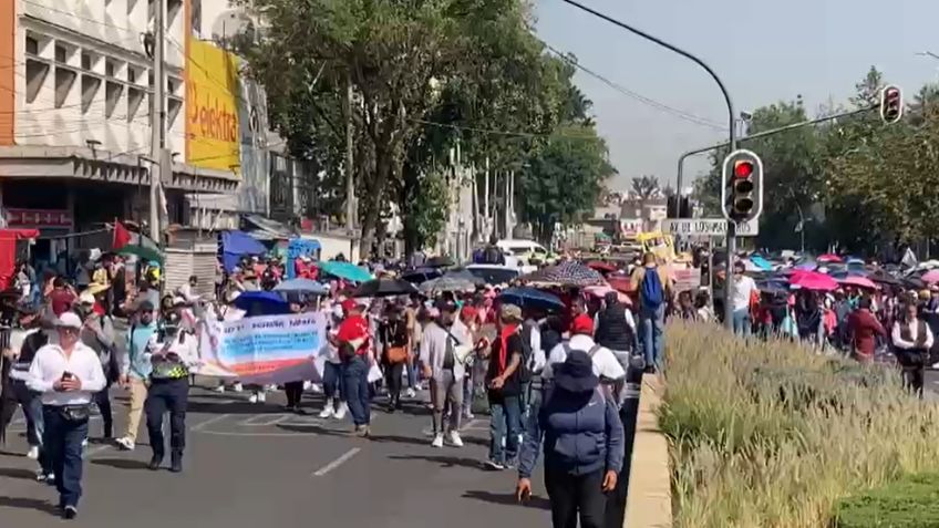 Marcha CNTE al Zócalo: cuáles calles afecta y alternativas viales aquí