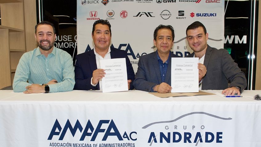 Firman alianza estratégica entre Grupo Andrade y AMAFA