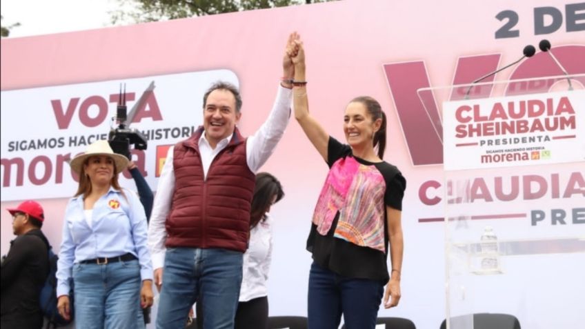 Claudia Sheinbaum apoya la propuesta de Gonzalo Alarcón para construir en Atizapán la universidad del Bienestar