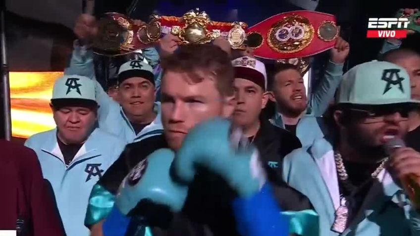 Canelo vs Munguía: así fue la entrada triunfal de Saúl Álvarez junto a Luis R. Conriquez