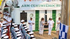 Asiste Evelyn Salgado a la ceremonia de zarpe del B.E. Cuauhtémoc del Crucero de Instrucción Tricontinental 2024