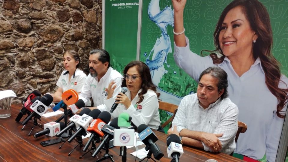 Sonia Mendoza Díaz, candidata del PVEM-PT-Morena a la Presidencia Municipal de San Luis Potosí.