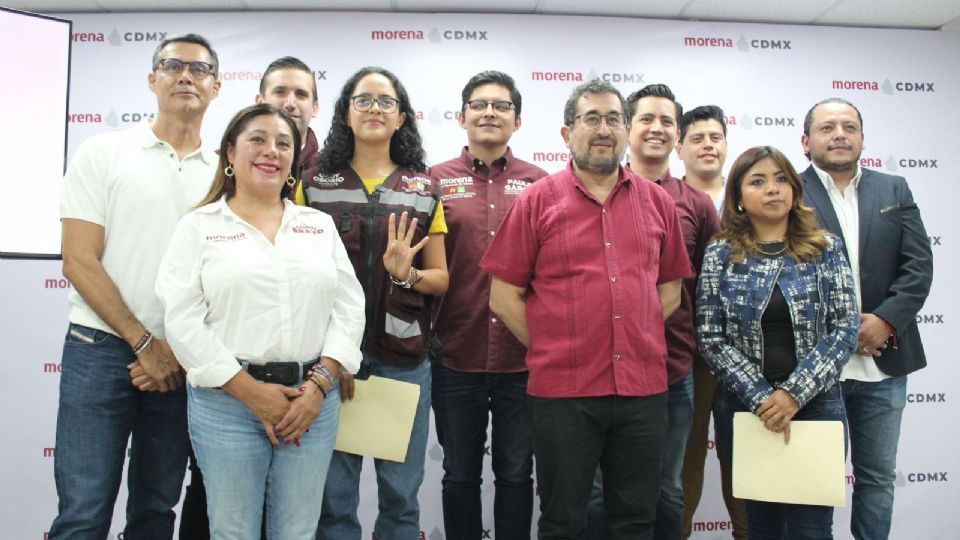 Morenistas, quienes acusaron delitos electorales en Tlalpan.