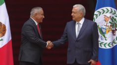 AMLO recibe a primer ministro de Belice en Palacio Nacional