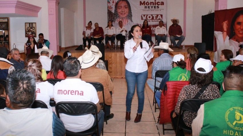 Simey Olvera se compromete a atender demandas de agricultores de Hidalgo