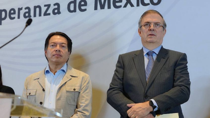 Morena es el único partido que ha promovido derechos de los mexicanos en el exterior, aseguran Ebrard y Delgado