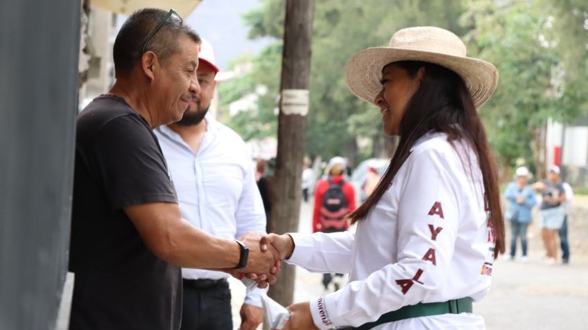 Ariadna Ayala candidata de Morena-PT, promete fortalecer la seguridad en Atlixco, Puebla