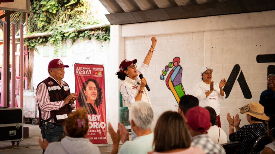 Gabriela Osorio, candidata por Morena en la alcaldía Tlalpan.