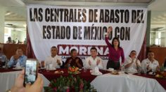 Se reúne Mariela Gutiérrez con comerciantes en la Central de Abastos en Ecatepec