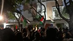 "Palestina vencerá" gritan manifestantes frente a la Embajada de Israel en la CDMX