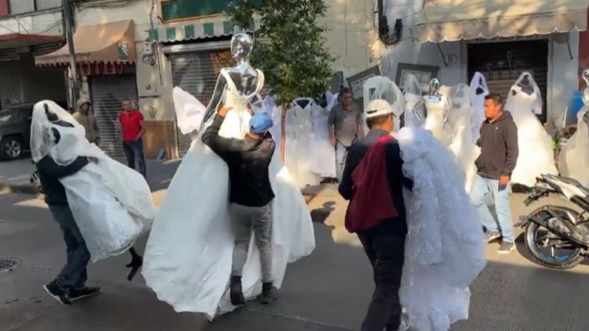 VIDEO: ¿qué pasó en la Calle de las Novias en el Centro Histórico hoy, miércoles 8 de mayo?