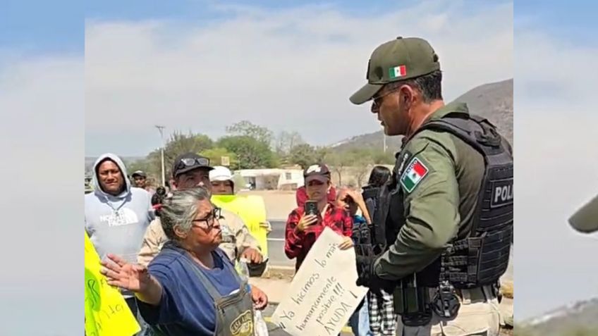 Autoridades desalojan bloqueo en la carretera 57, hay 4 personas detenidas