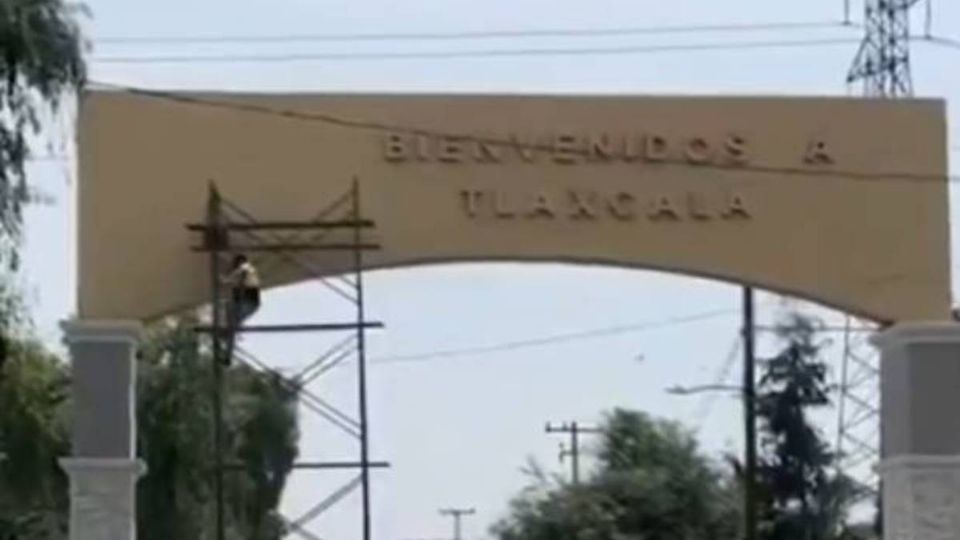 El nuevo arco en Tlaxcala se hizo viral.