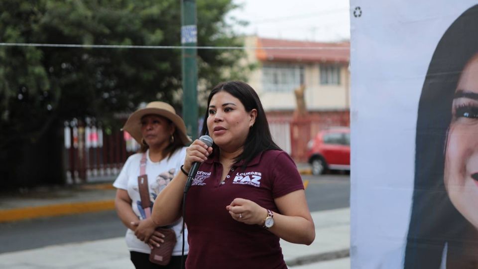 Lourdes Paz, candidata de Morena en Iztacalco.