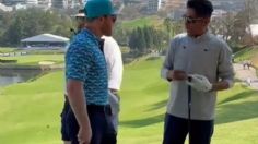 "Vamos al ring", Canelo y Jorge Campos se retan a una pelea mientras juegan al golf | VIDEO