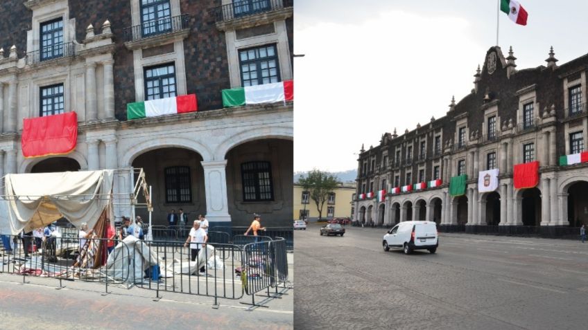 “Haz Valer mi Libertad” levanta plantón de Palacio de Gobierno de Toluca tras casi un año