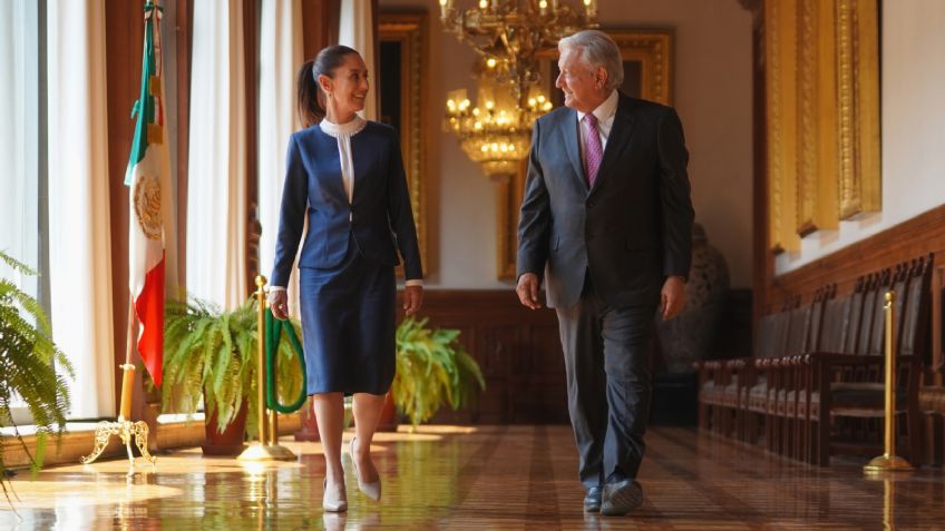 AMLO envía su primer mensaje tras reunión con Claudia Sheinbaum: "fue muy interesante y emotivo"