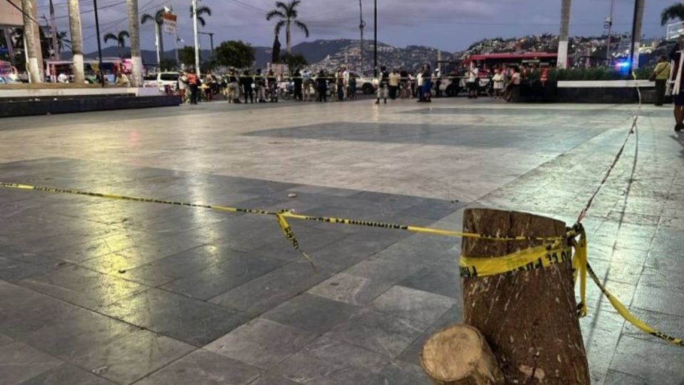 Explosión en zócalo de Acapulco