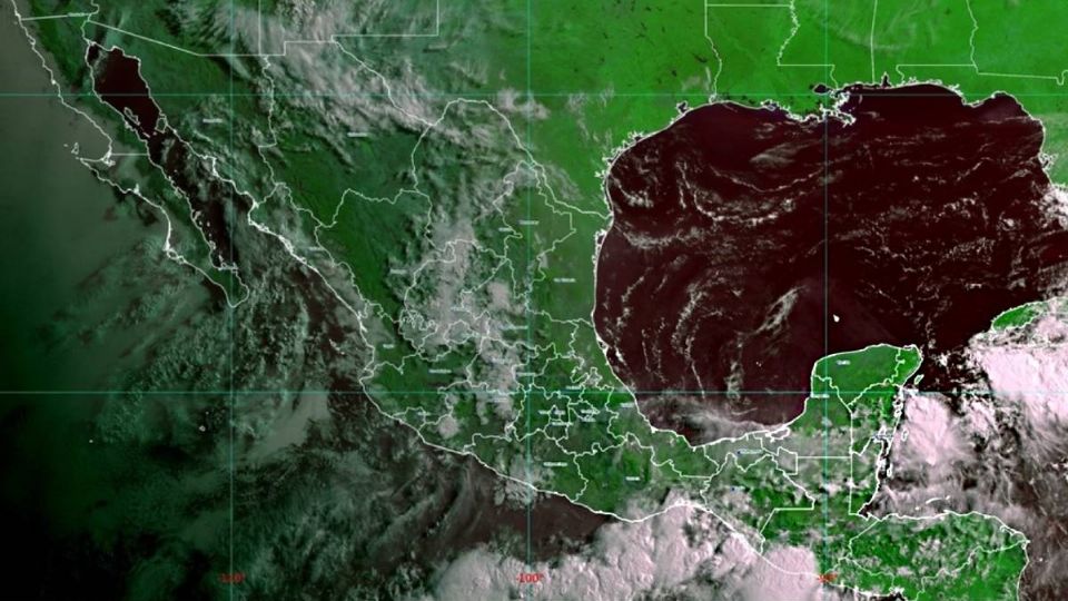 La vaguada monzónica en el sureste de territorio mexicano hoy 10 de junio