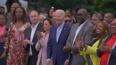 VIDEO: Biden se congela mientras Kamala Harris y más personas bailan en un concierto de gospel