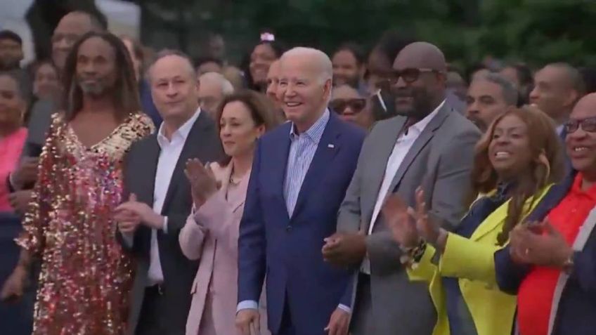 VIDEO: Biden se congela mientras Kamala Harris y más personas bailan en un concierto de gospel