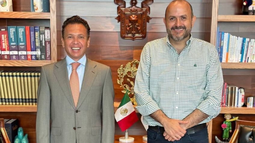 Pablo Lemus se reúne con rector de UdeG, Ricardo Villanueva