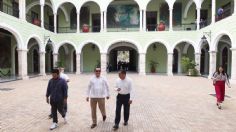 Huacho Díaz se reúne con Mauricio Vila en Palacio de Gobierno de Yucatán