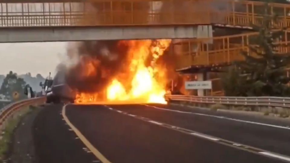 El accidente quedó grabado.