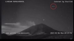 VIDEO: captan supuesto Ovni sobrevolando el cráter del volcán Popocatépetl