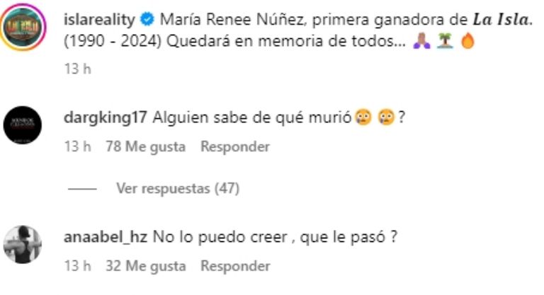 maria renee nuñez muerte la isla