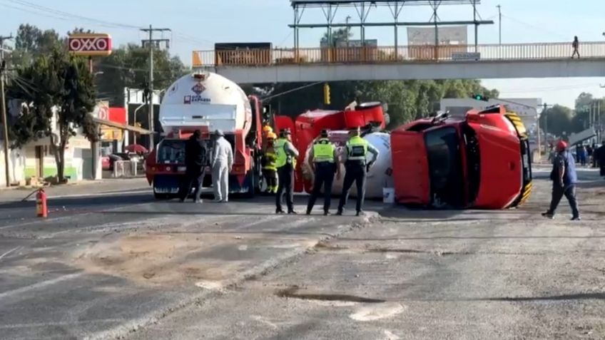 ¿Qué pasó en la México-Pachuca,  a la altura de Tecámac?